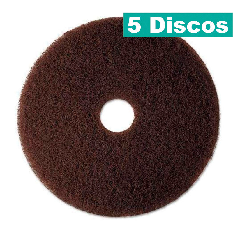 Discos Limpeza de Pavimentos Castanho (Decapante)