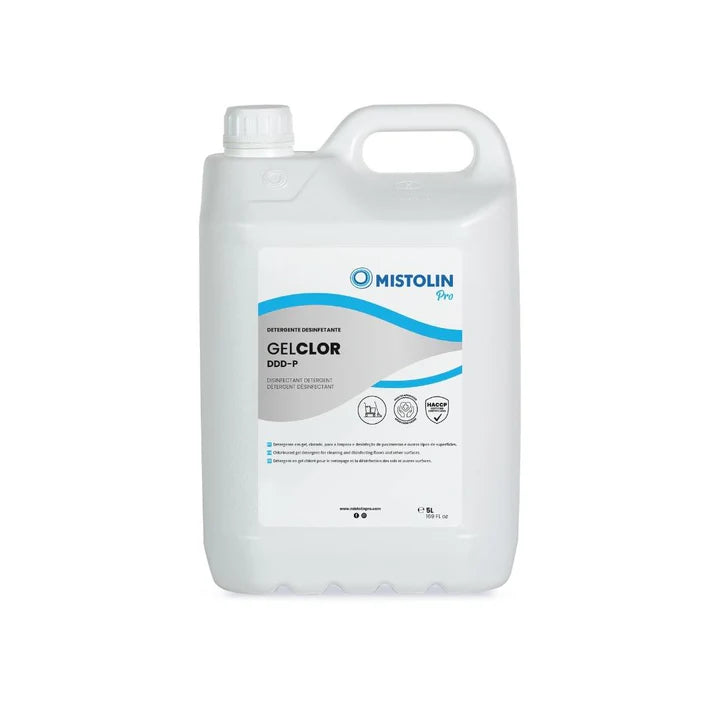 Gel Desinfetante Clorado DDD-P Mistolin Pro - 5 Litros