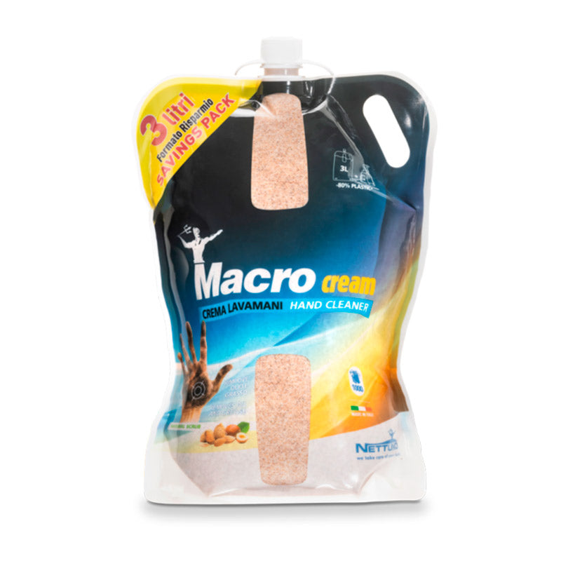 Recarga Creme Lava Mãos Macrocream T-Box Nettuno