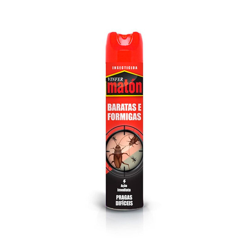 Spray Inseticida PRO Maton Baratas & Formigas - 600 ml